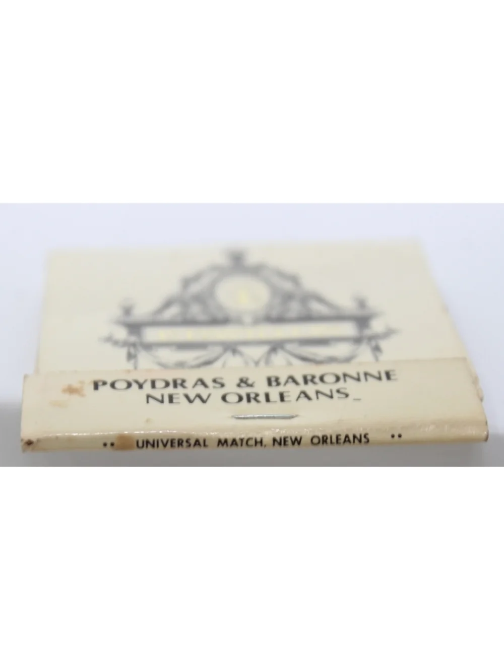 VTG Matchbook Le Pavillon Hotel Chateaubriand Dining Room New Orleans Poydras